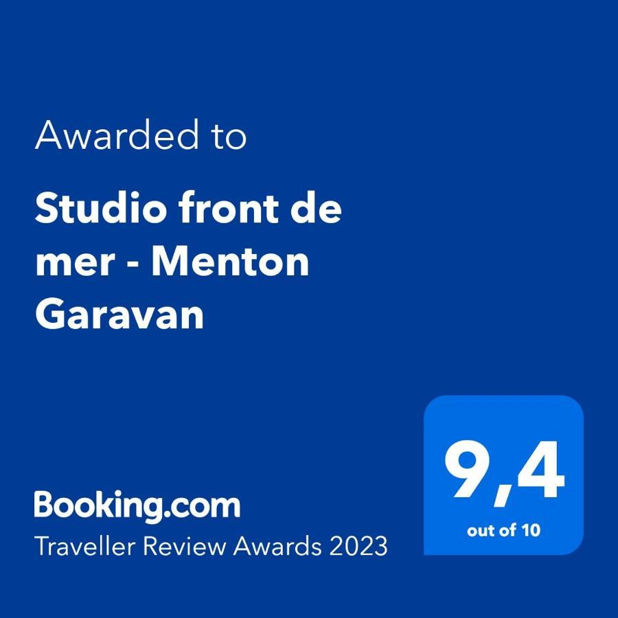 Studio Front De Mer - Menton Garavan Exteriör bild