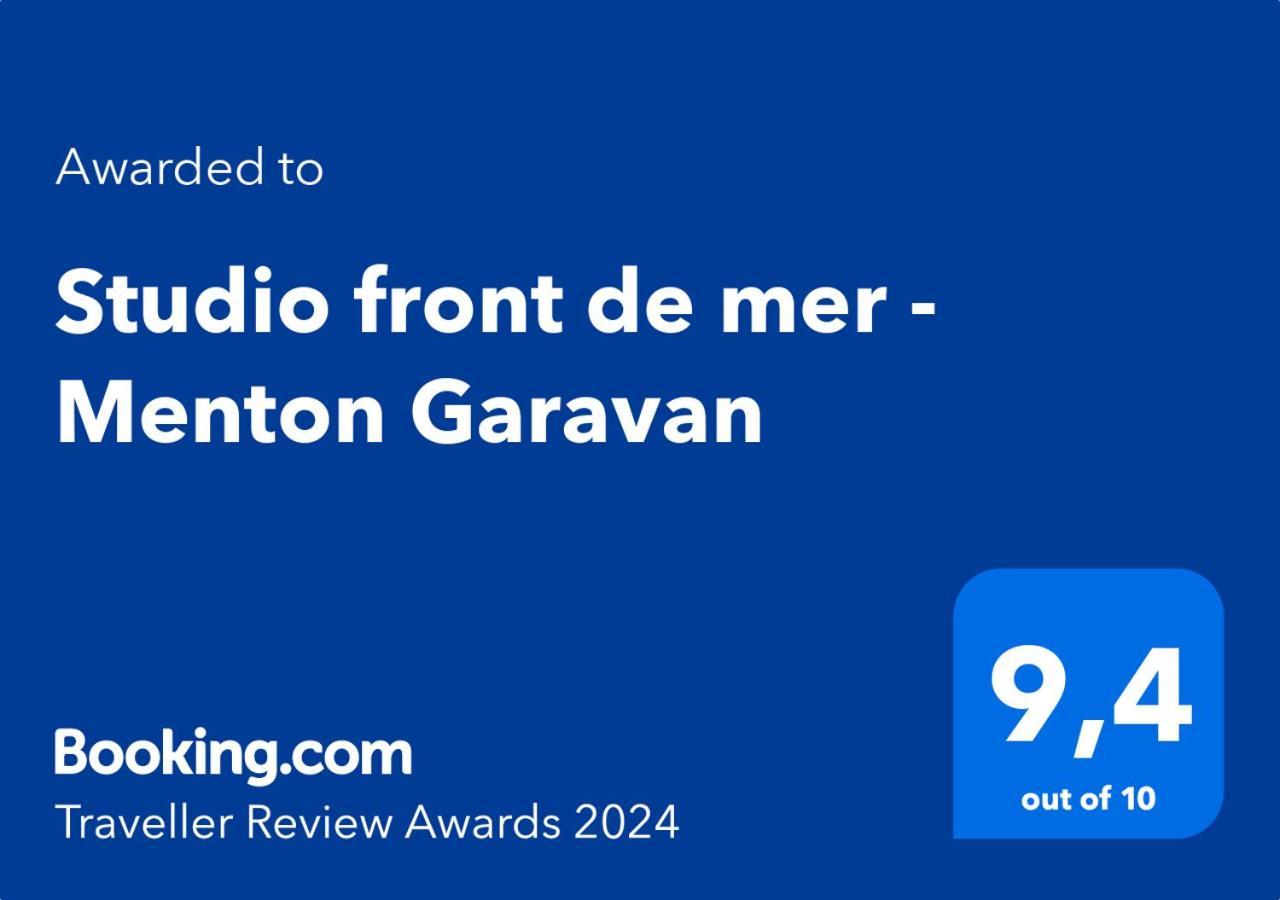 Studio Front De Mer - Menton Garavan Exteriör bild