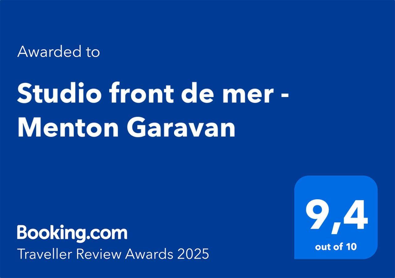 Studio Front De Mer - Menton Garavan Exteriör bild